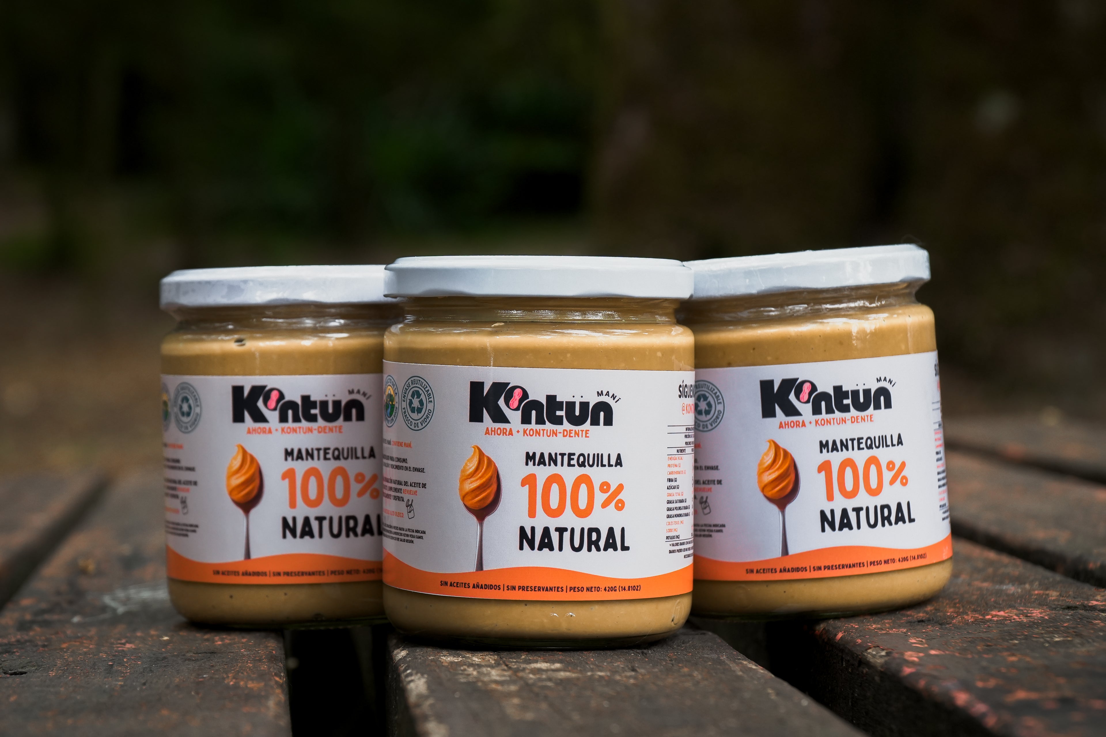 🥜 Kontun Receta Original - Mantequilla de Maní Natural